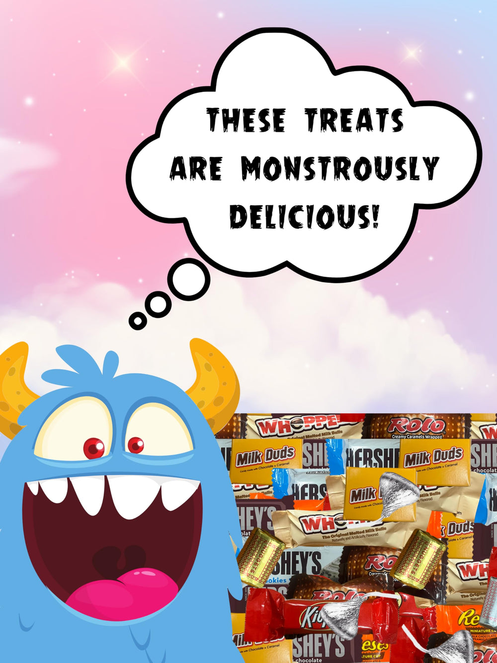 Monster Candy pinata candy bulk ready for celebrations and prizes