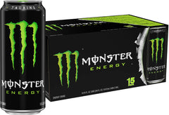 Monster Energy green can front view for bold energy on the go.