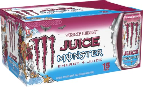 Monster Energy Juice Viking Berry can emphasizes Nordic flavors and energy support