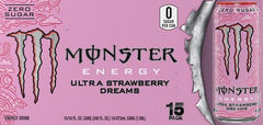 15-pack carton of Ultra Strawberry Dreams for stocking up and convenience.