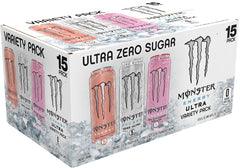 Monster Energy Ultra Strawberry Dreams bottle, sweet-tart profile with a smooth finish.