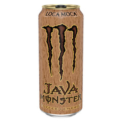 Monster Java Loca Moca coffee pour captures premium brew experience