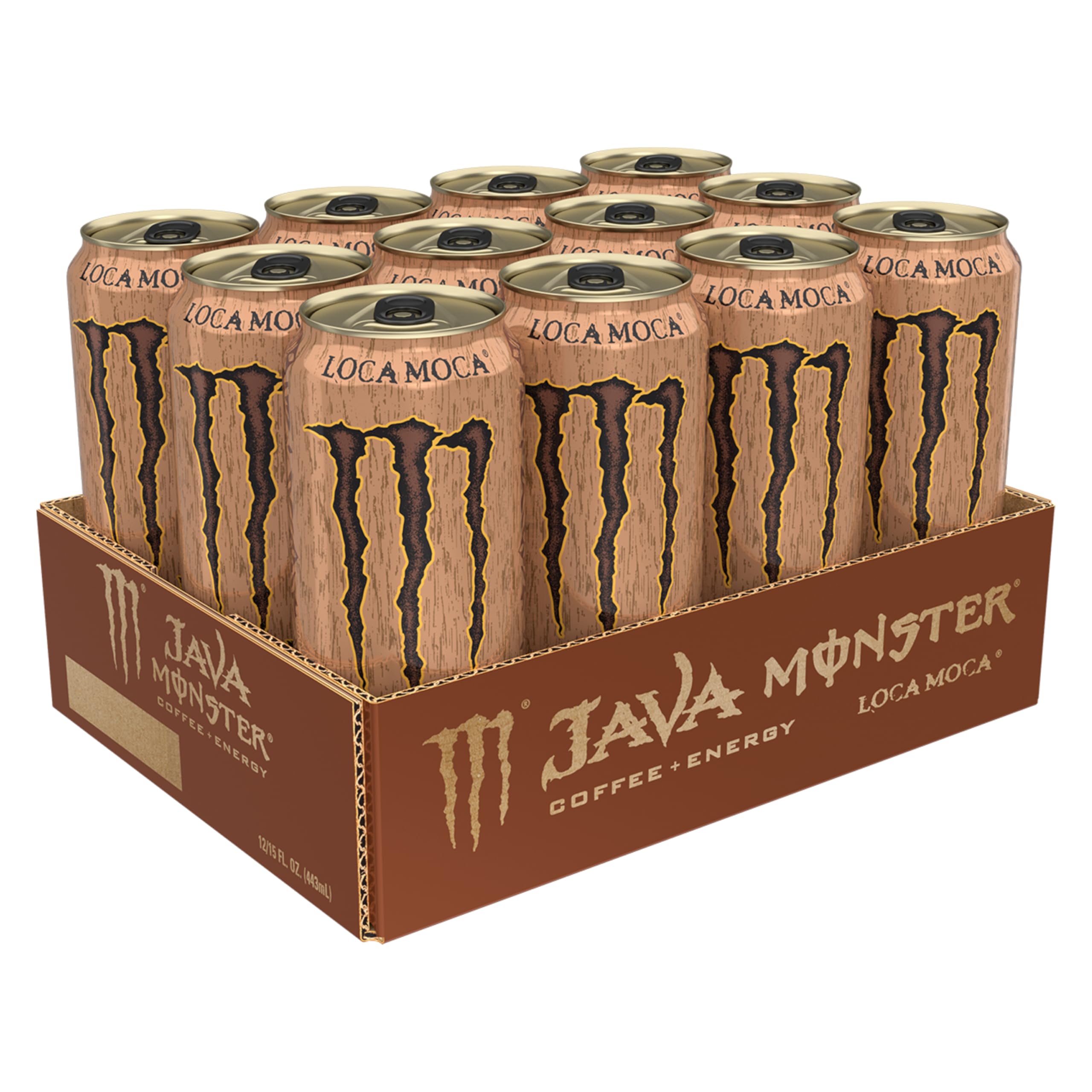 Monster Java Loca Moca cream swirl highlights rich flavor profile for mornings