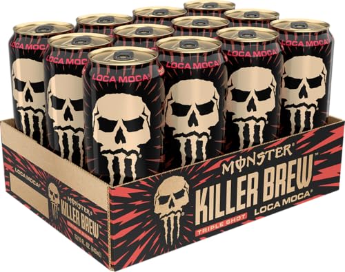 Pouring Monster Killer Brew shows real coffee flavor and caffeine lift.