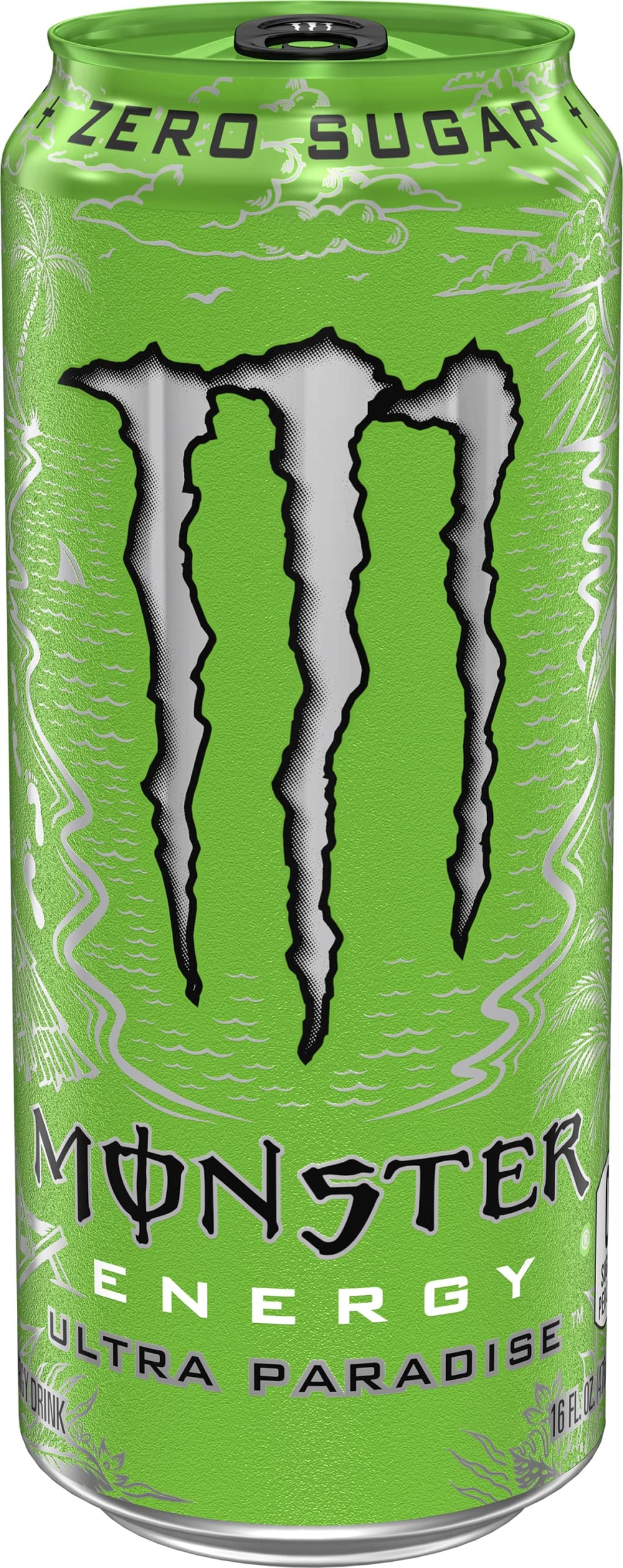 Monster Ultra Paradise 15-pack packshot, convenient sugar-free energy for busy days.