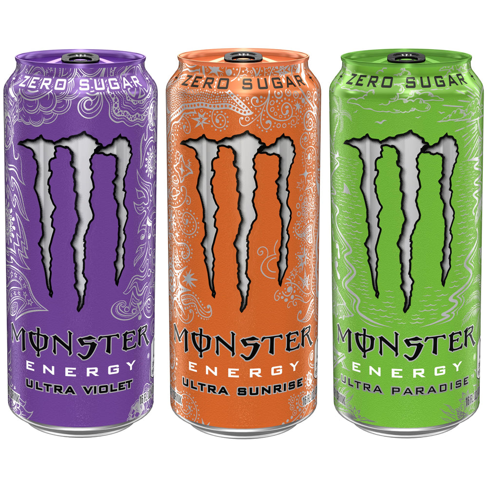 Monster Ultra Variety Pack can underline zero sugar and 10 calories for smart sipping