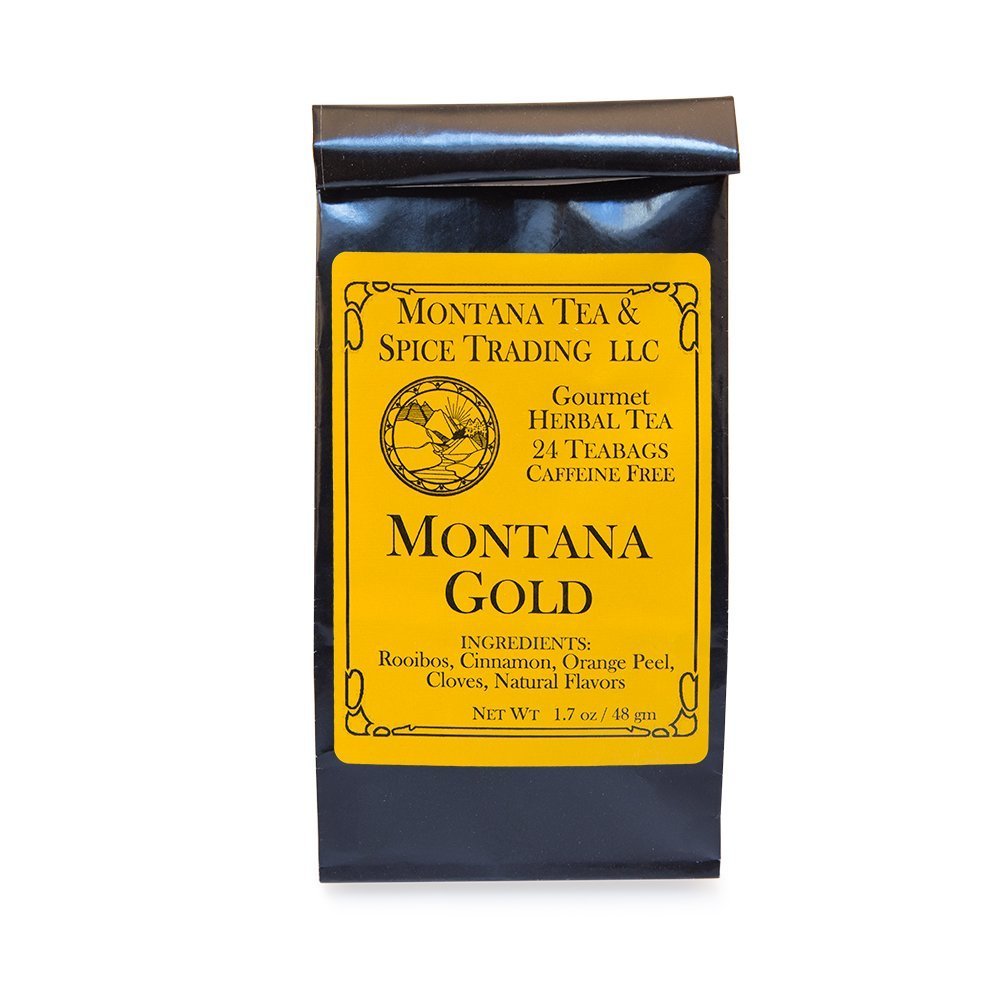 Montana Gold gourmet-herbal-tea-pack delivers a soothing flavor with a refreshing break.