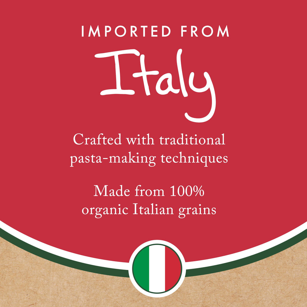 MONTEBELLO Organic Orzo cooking in pot – absorbs sauces for rich flavor.