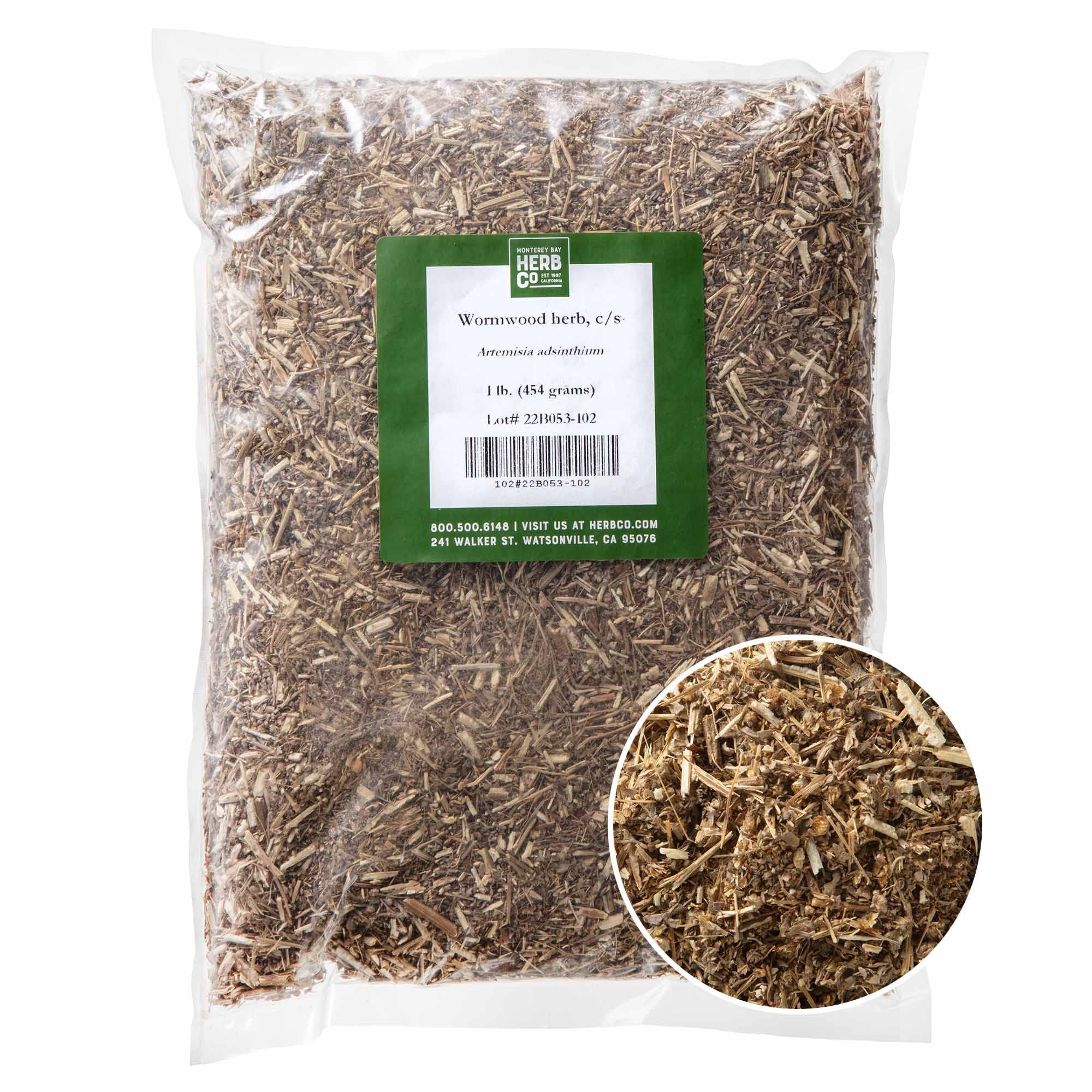 MONTEREY BAY HERB CO wormwood cut and sifted bulk for bitters and infusions
