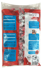 Montes Tomy Rich Butterscotch Candy label closeup, milk-forward flavor note