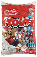 Montes Tomy Rich Butterscotch Candy 100pcs pack front, ideal for sharing
