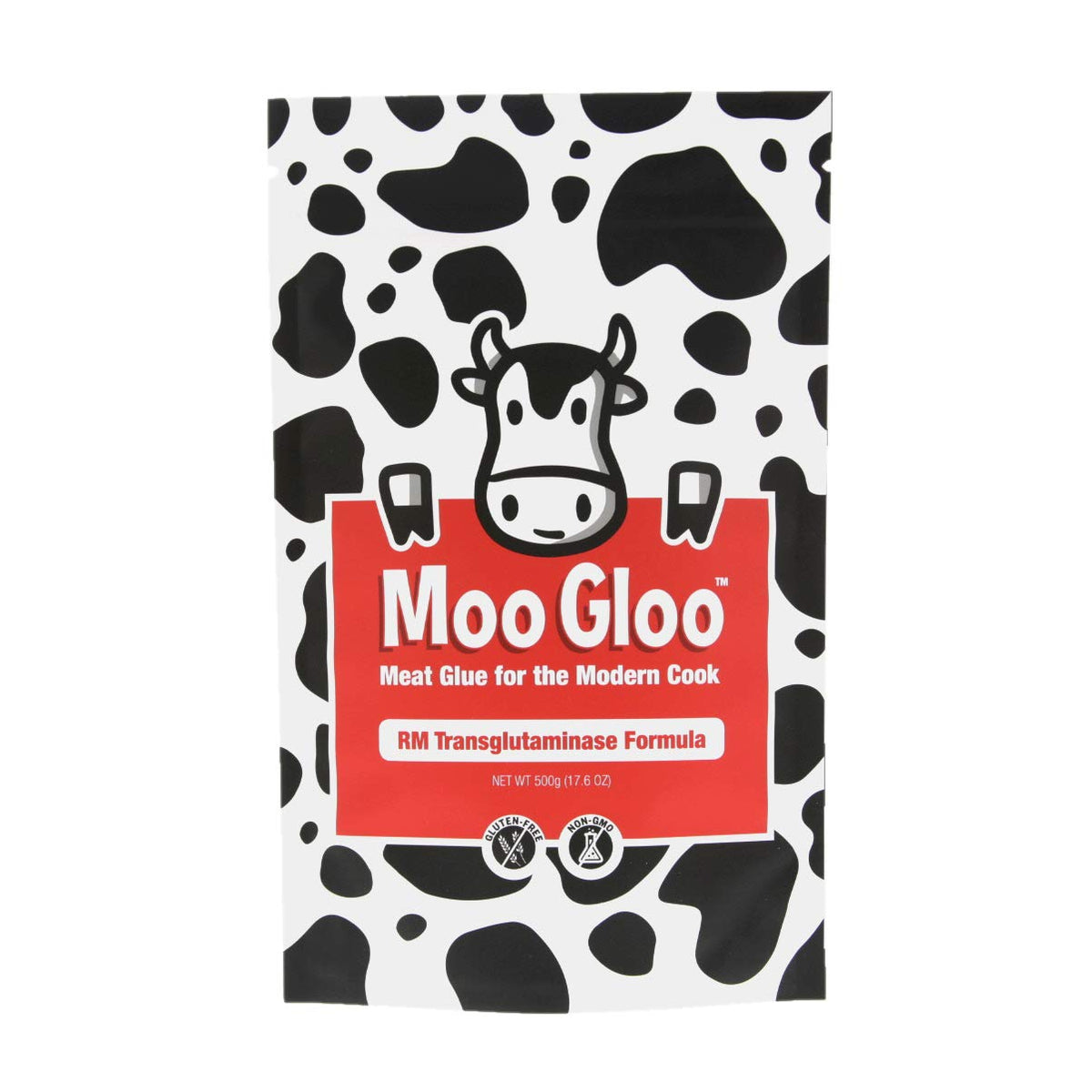 Moo Gloo TG powder for dry application enhances protein binding.