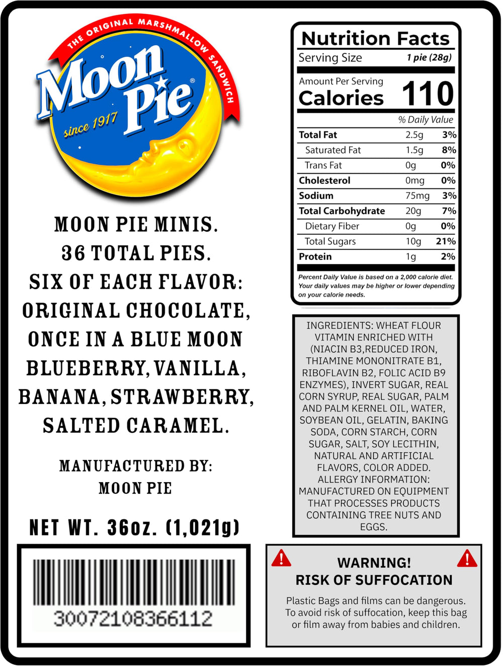 Moon Pie Minis individually wrapped pies, ideal for lunchboxes and travel snacks.