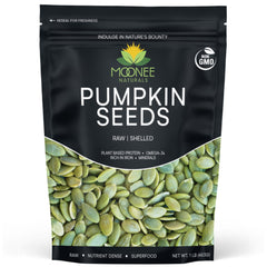 Moonee Naturals pumpkin seeds raw in bowl for snacking