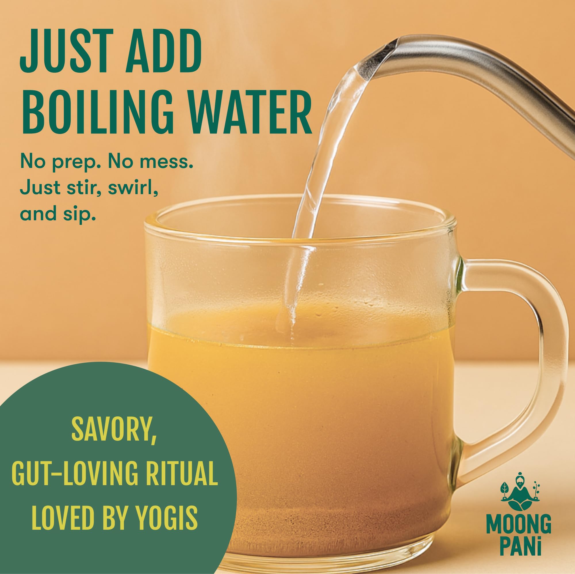 Moong Pani nine-serving pouch – instant sip or soup base.