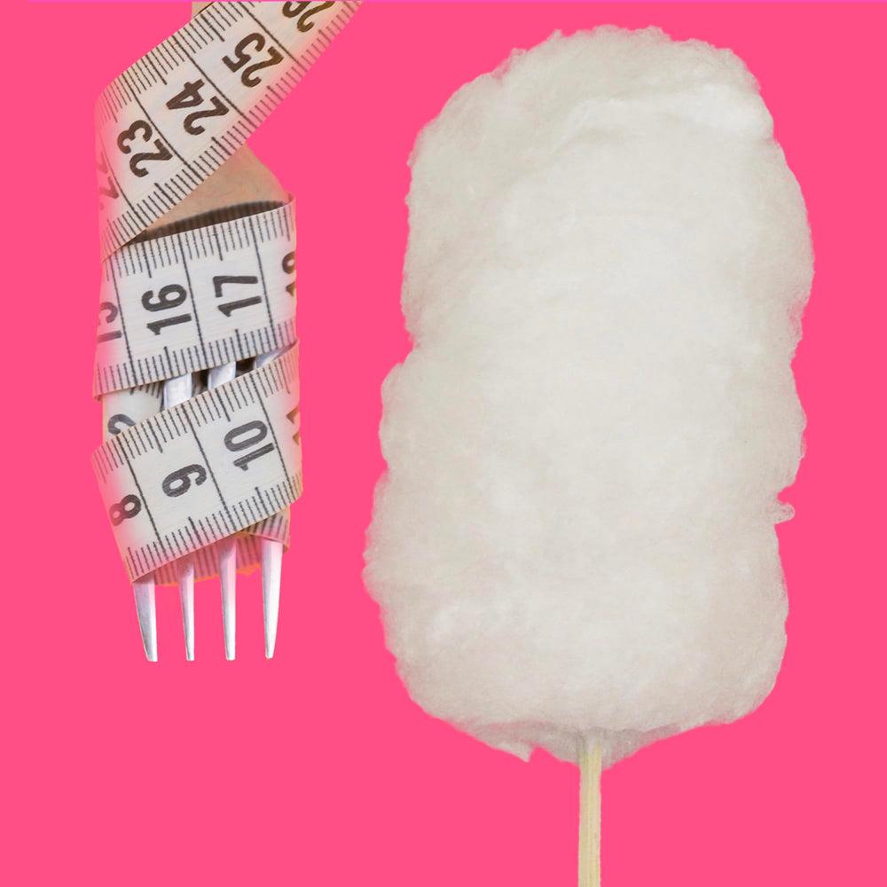 mooosh delicate cotton-candy texture and aroma ideal for light snacking