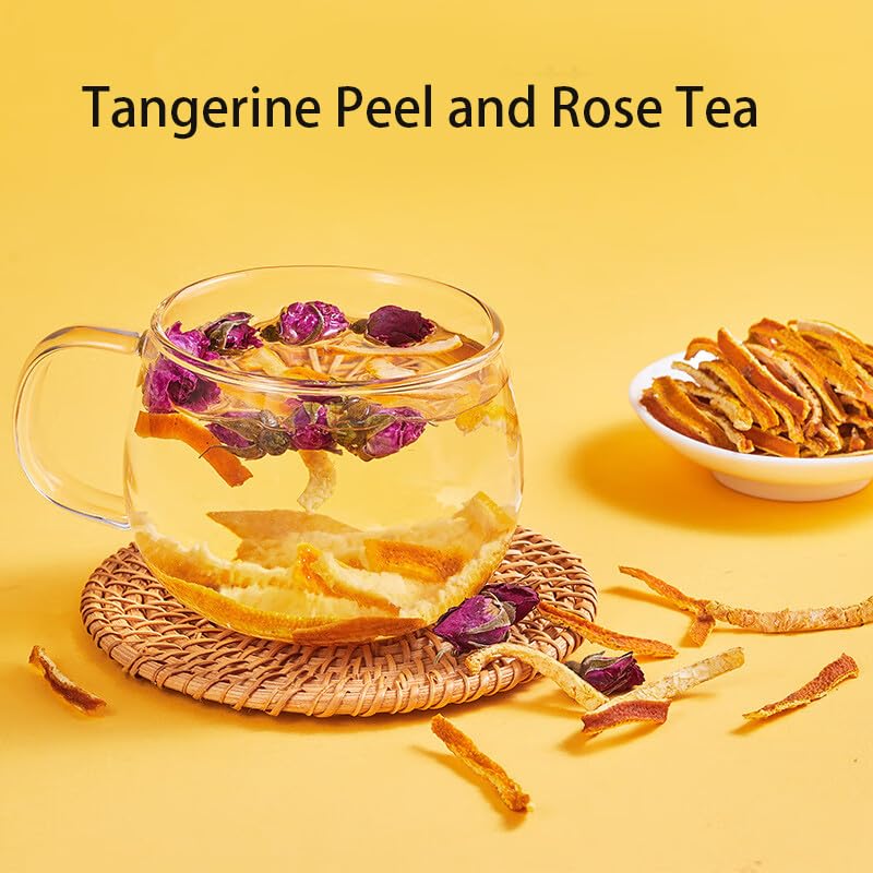 Aromatic steam from MOORCHOCO orange peel infuses hot water.