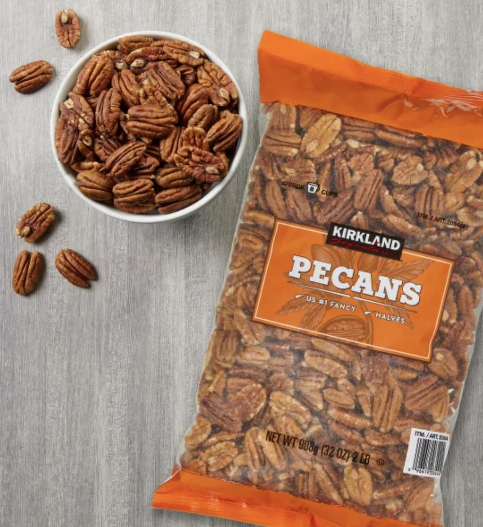 MORALZA pecans added to a dessert bake for rich flavor and crunch.