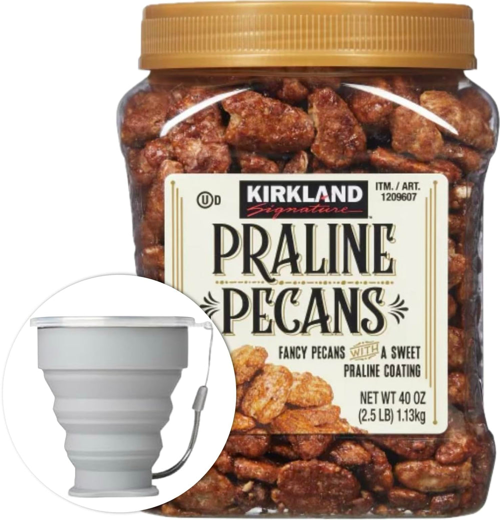MORALZA Kirkland praline pecans bundle for convenient snacking on the go