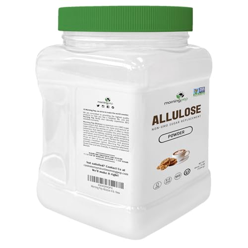 Morning Pep Allulose sweetener in coffee illustrating sugar-like taste with no calories