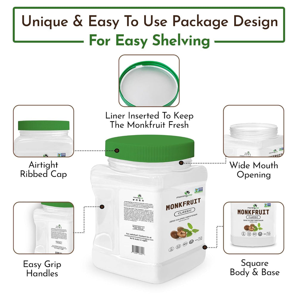 Morning Pep Monk Fruit Sweetener kitchen setup showcases everyday versatility
