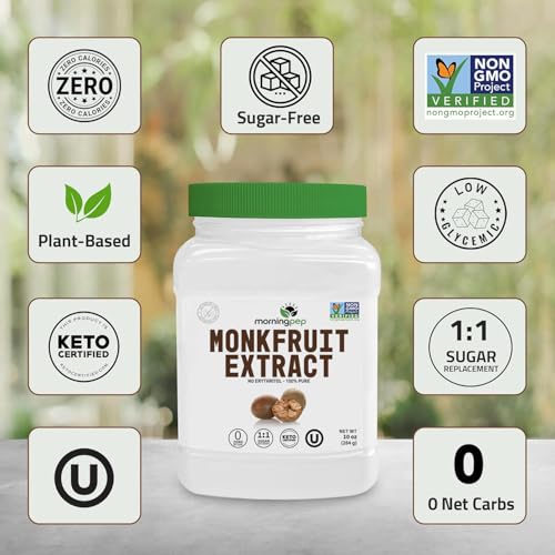 Morning Pep Non-GMO Project Verified label signals natural, trustworthy sweetness.