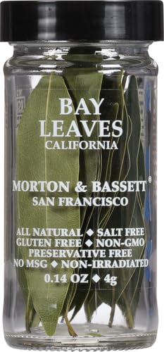 Bay leaves in a soup pot from Morton & Bassett add depth to broths.
