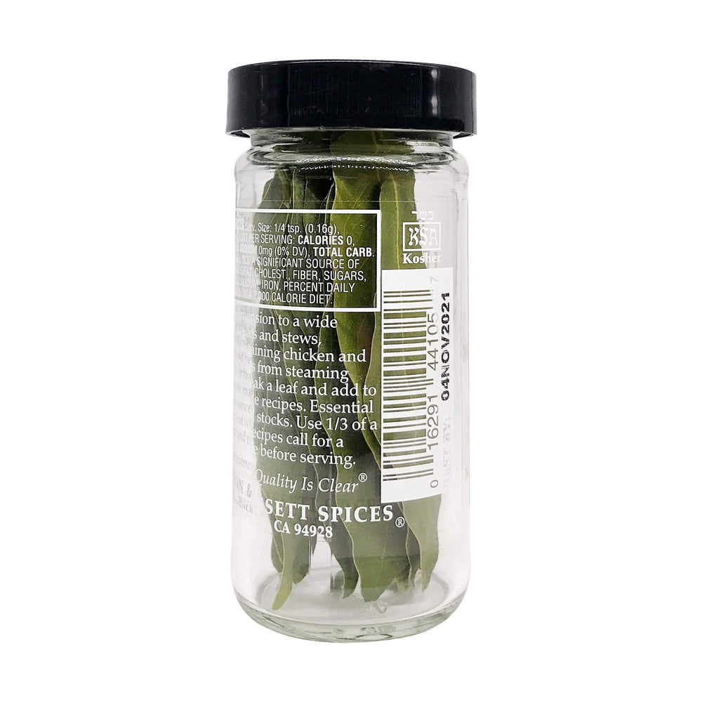 Bay leaves on a roast dish by Morton & Bassett deliver savory aroma.