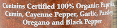 Morton and Bassett chili powder being poured releases aromatic steam and warm aroma.