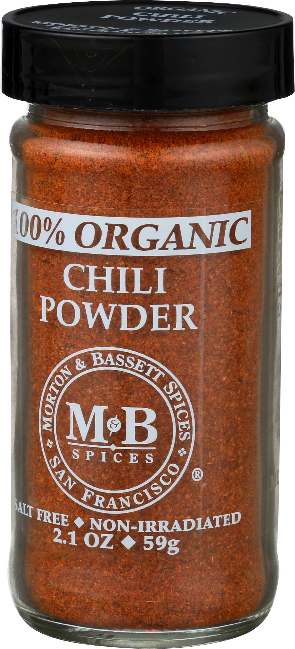 Morton and Bassett chili powder in serving bowl illustrates versatile Tex-Mex seasoning.
