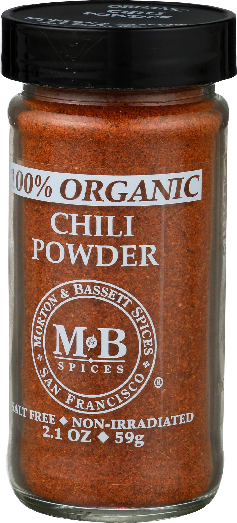 Morton and Bassett chili powder in serving bowl illustrates versatile Tex-Mex seasoning.