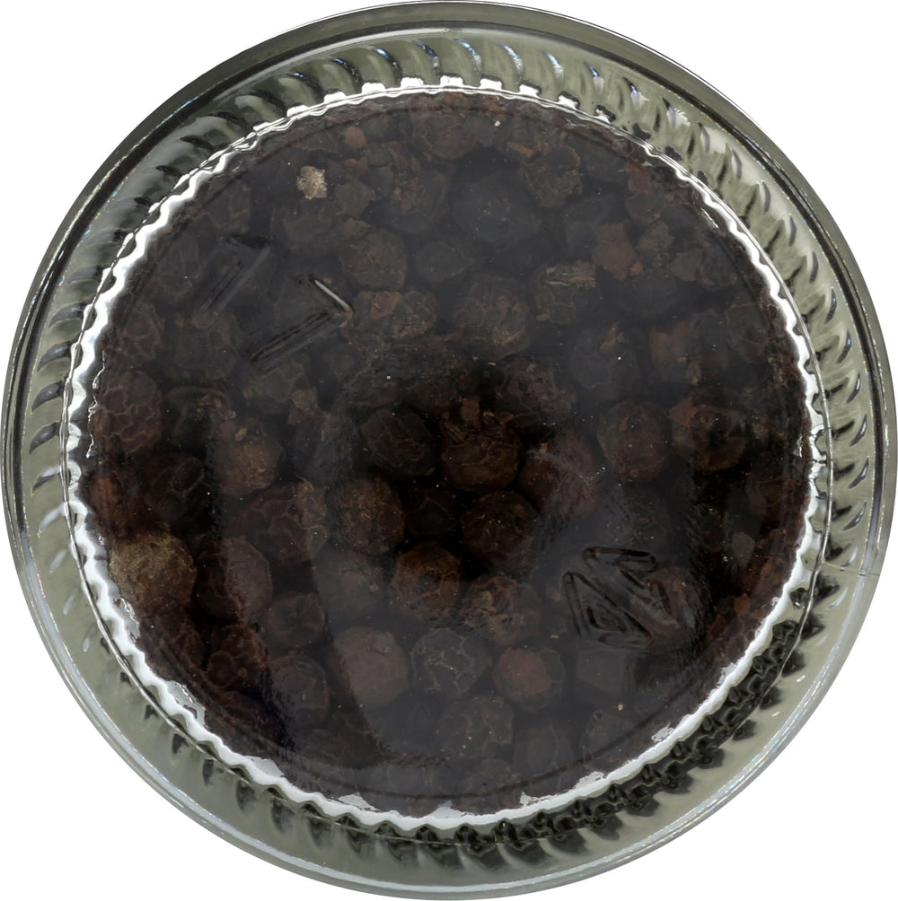 Grainy Morton & Bassett peppercorns in a bowl for grinding.