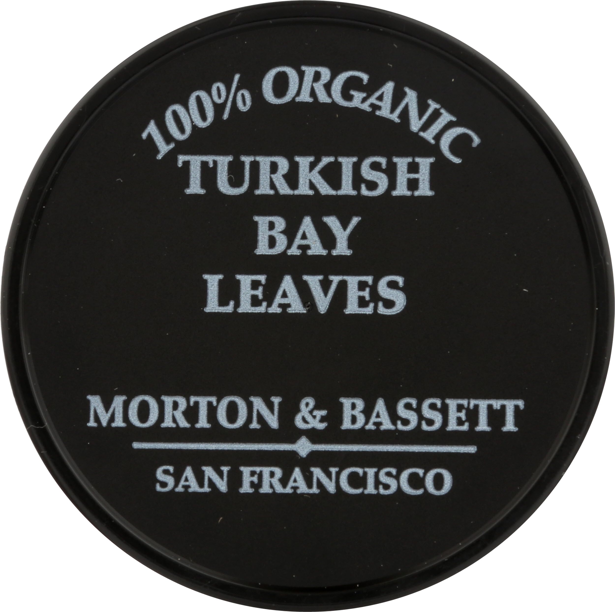 Label highlights 100% organic, gluten-free, non-GMO bay leaves