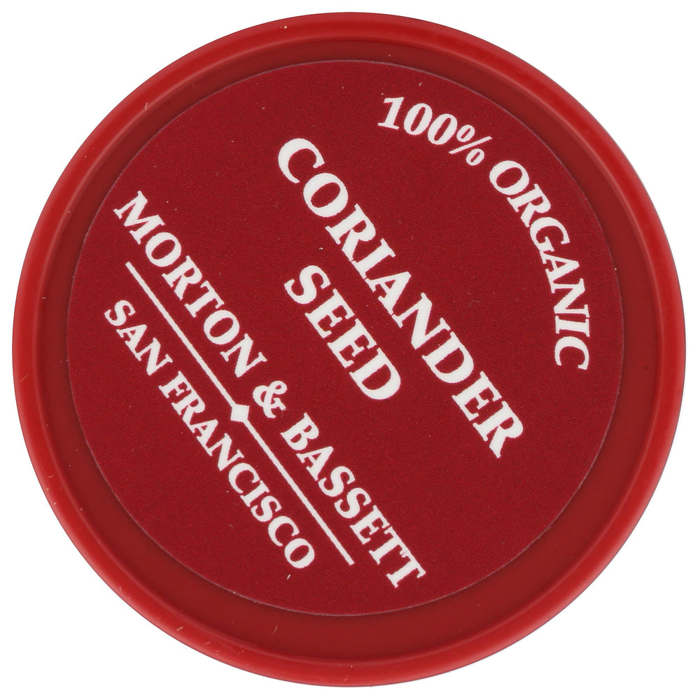 Morton & Bassett coriander seed pack highlights versatile spice for curries.