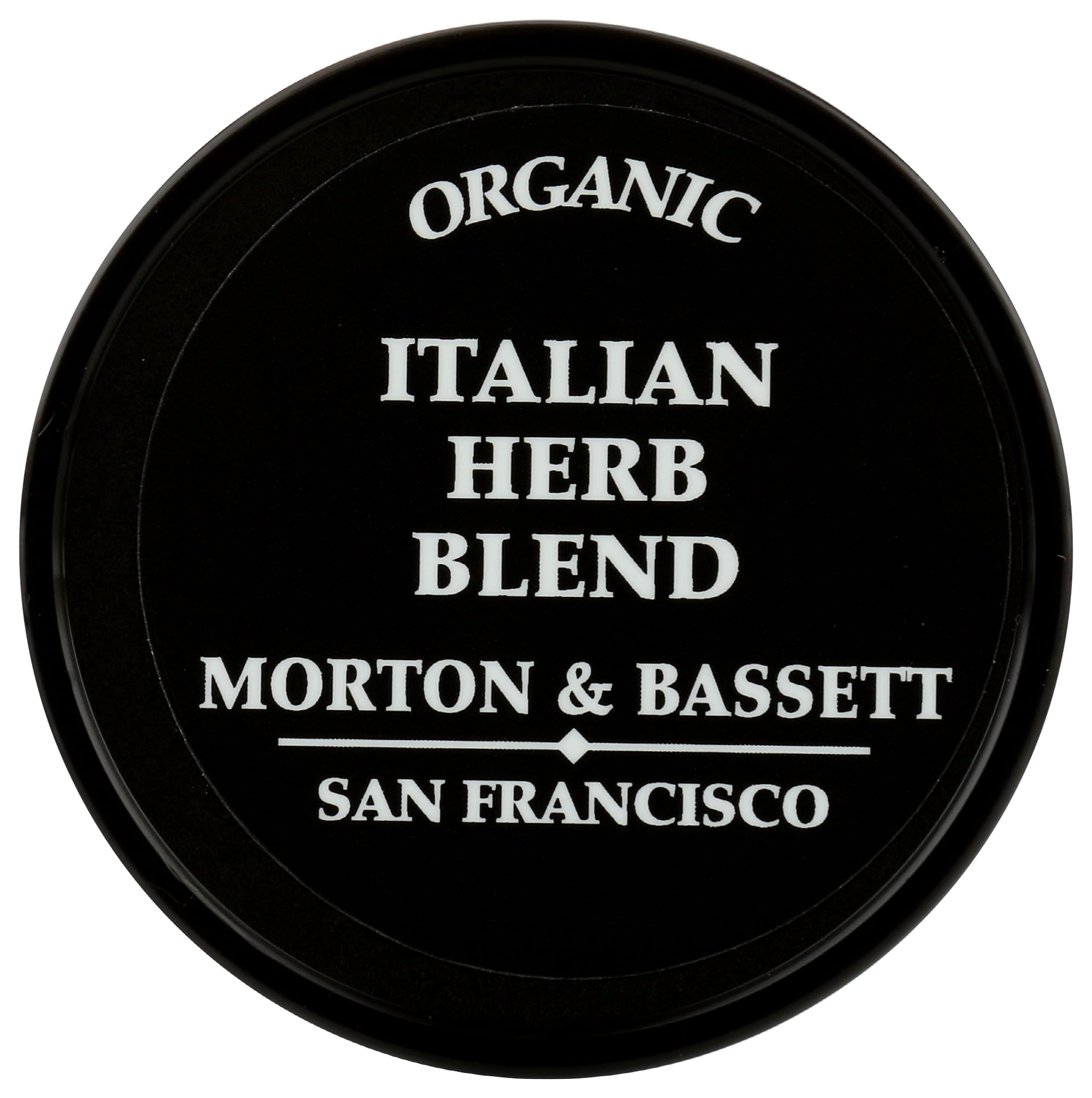 Morton & Bassett Organic Italian Herb Blend ingredients visible, ideal for elevating pasta sauces