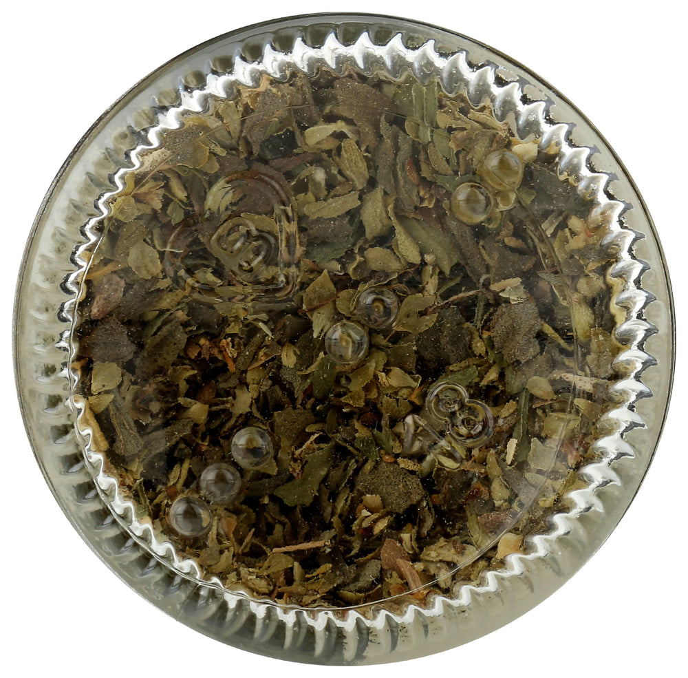 Morton & Bassett Organic Italian Herb Blend on roasted vegetables for bright herbal notes