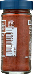 Morton & Bassett Paprika Smoked Organic ground spice pour shows vibrant color