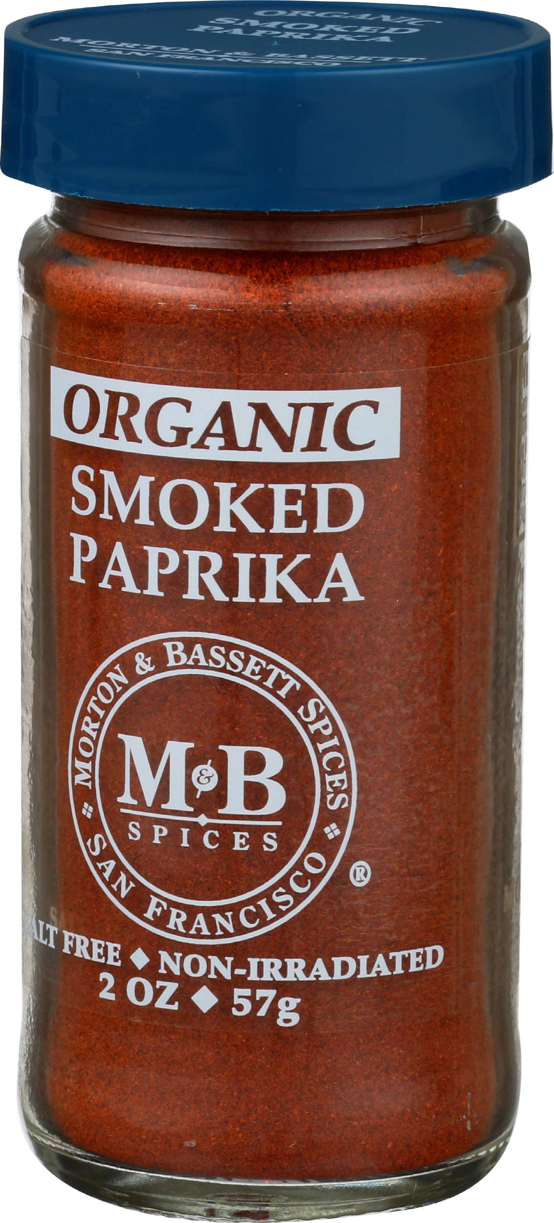 Morton & Bassett Paprika Smoked Organic spice shelf display suggests versatility