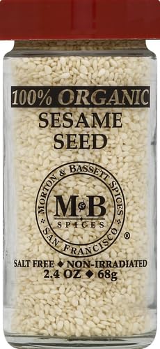 Morton & Bassett Sesame Seed Org sealed container ready for pantry storage