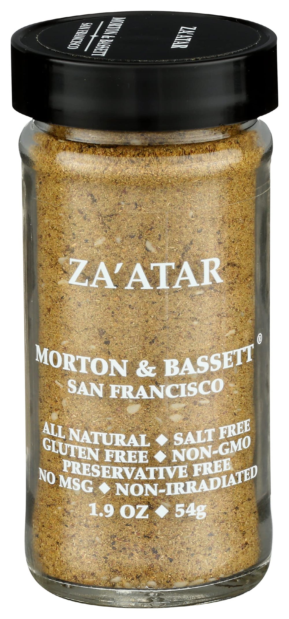 Morton & Bassett Za’atar bottle pour adds aromatic tang to meats and veggies