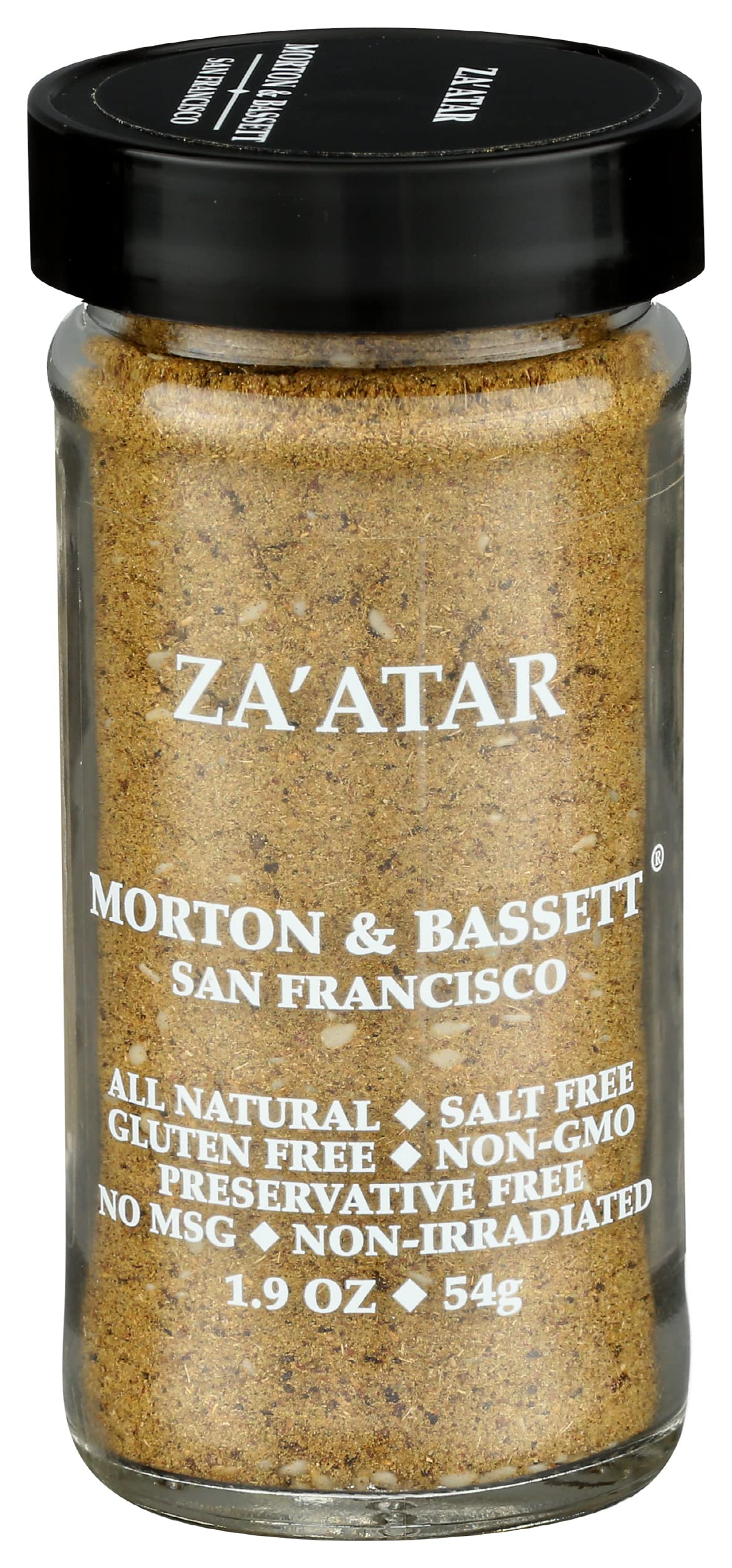 Morton & Bassett Za’atar bottle pour adds aromatic tang to meats and veggies