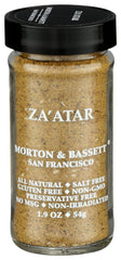 Morton & Bassett Za’atar bottle pour adds aromatic tang to meats and veggies