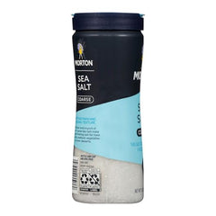 Close-up of Morton salt crystals ideal for cooking texture