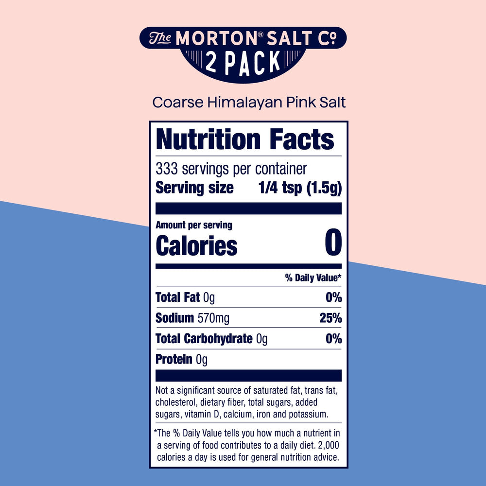 Morton Himalayan salt shaker bottle for convenient seasoning