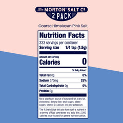 Morton Himalayan salt shaker bottle for convenient seasoning