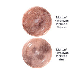 Morton Himalayan Pink Salt set packaging highlighting two-grain format for creative use.