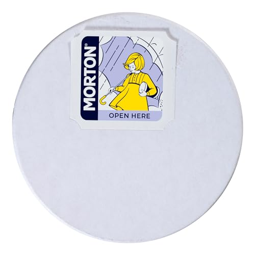 Morton salt bottle showing a convenient pour spout for controlled seasoning.