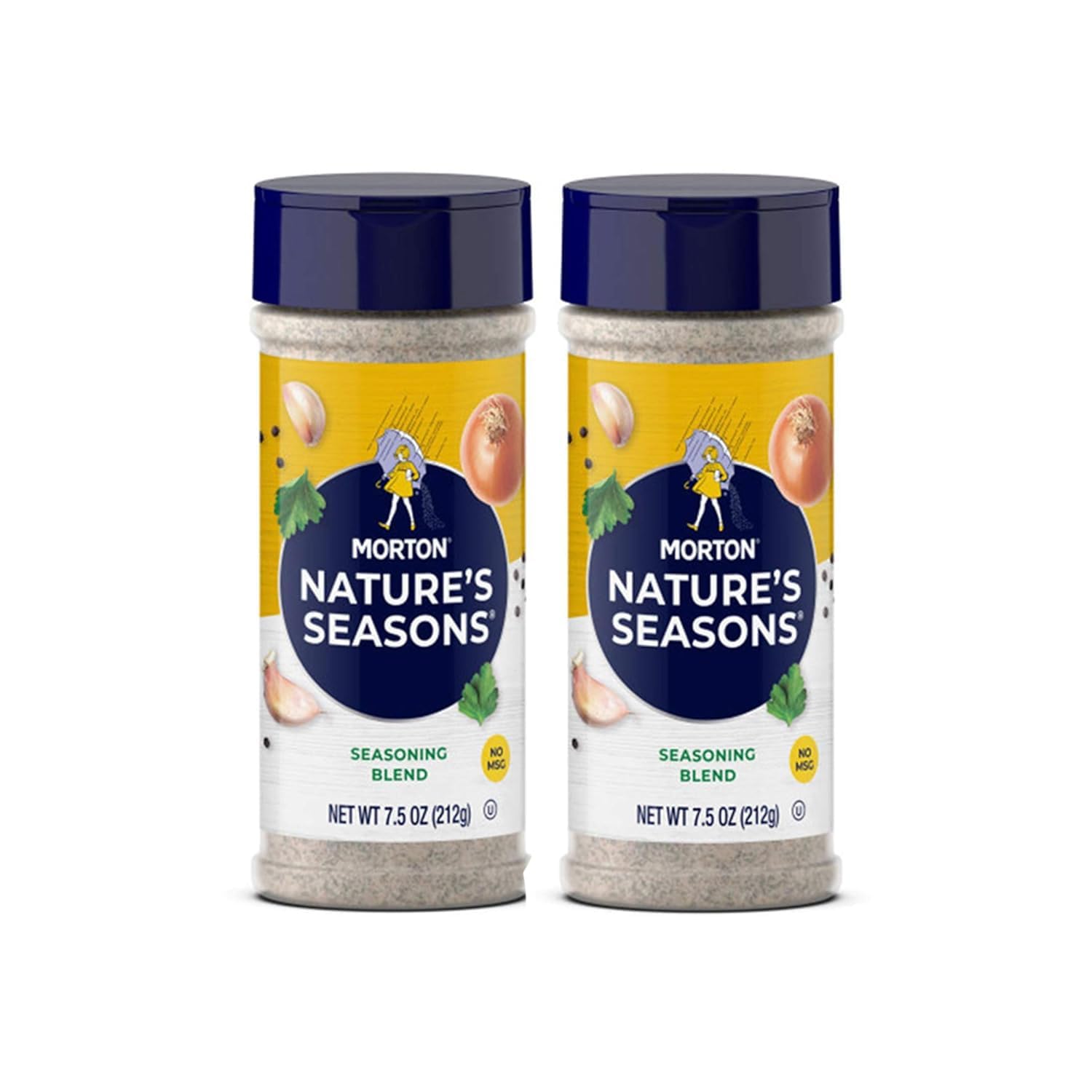 Morton Nature's Seasons bottle front adds bright flavor to everyday meals.