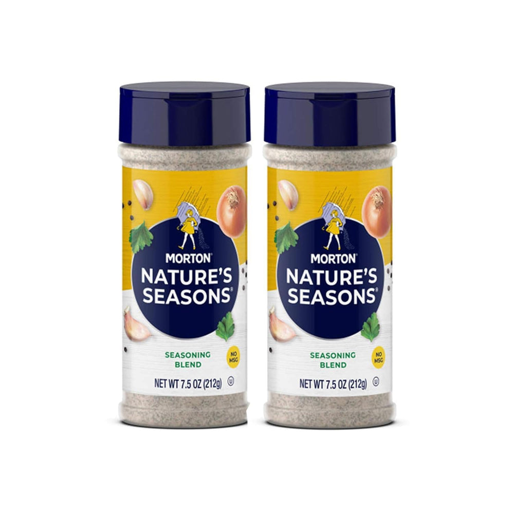 Morton Nature's Seasons bottle front adds bright flavor to everyday meals.