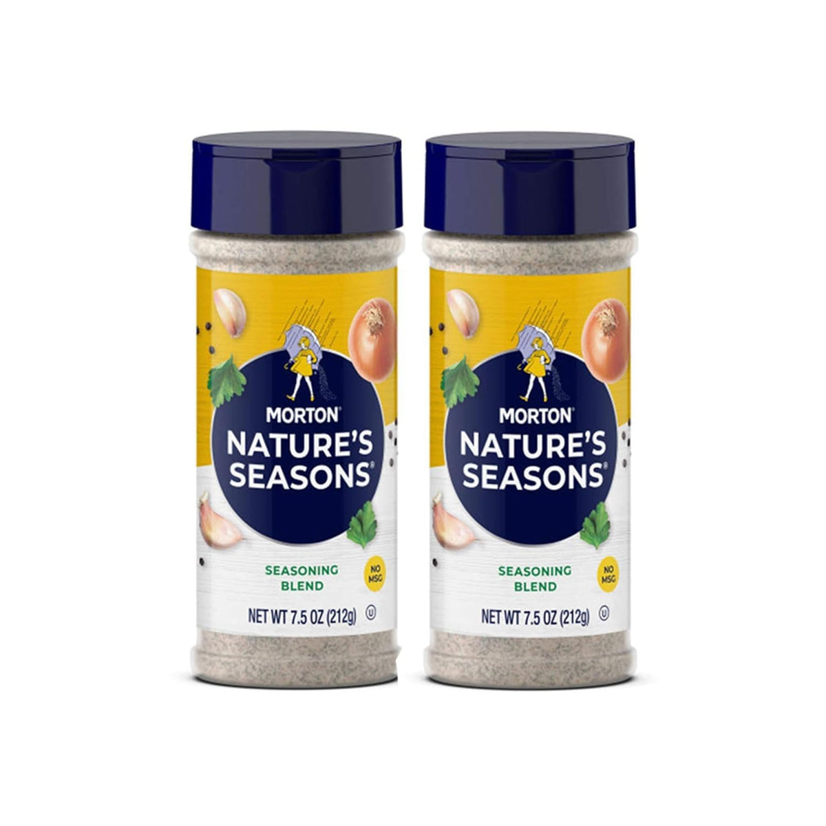 Morton Nature's Seasons bottle front adds bright flavor to everyday meals.